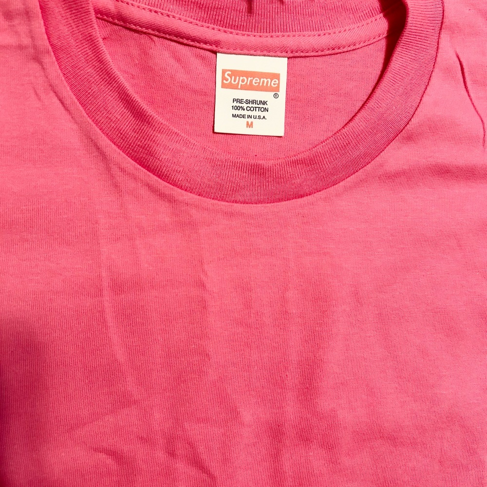 Supreme Blank Pre-Shrunk Cotton Men's T-Shirt - Picture 4 of 6